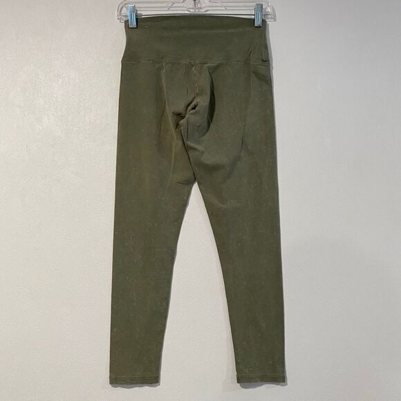 Aerie Chill Play Move Olive Leggings Women’s Medium | High Rise Soft Activewear - Picture 2 of 6